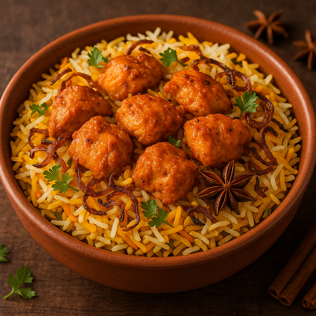 Indian food biryani