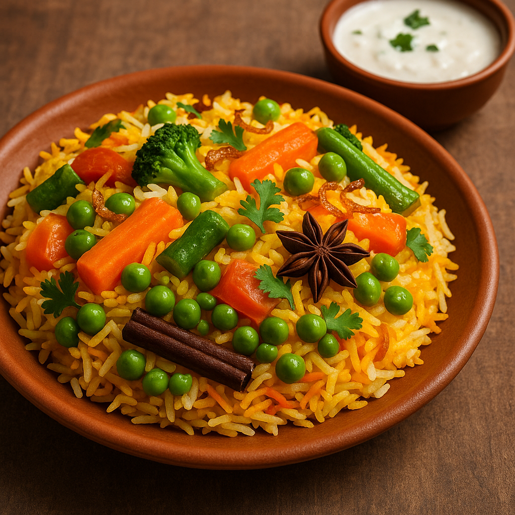Rich masala biryani