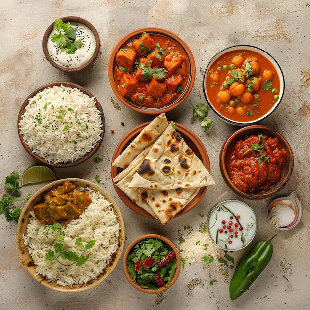 Freshly prepared dishes